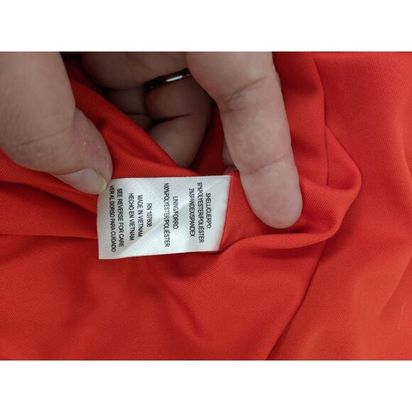 Nicole MIller V Neck Tropical Floral Tank Dress Womens Size 6 Summer - Picture 7 of 11